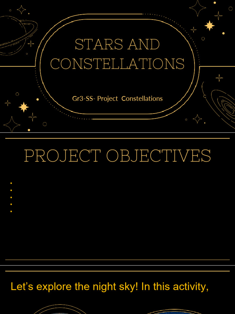 Explore Constellations: A Creative Project | PDF