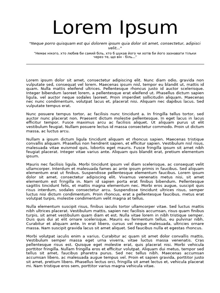 Comprehensive Guide to Lorem Ipsum Usage | PDF