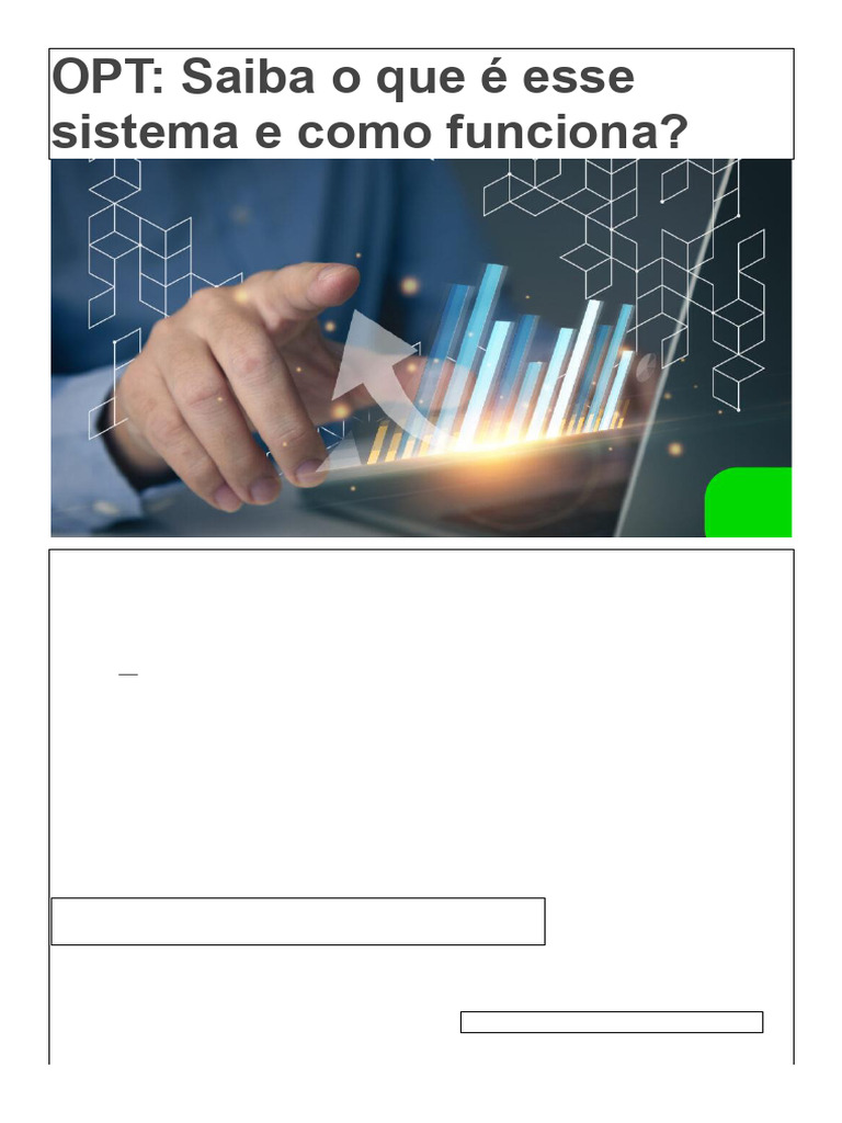 O que é o Sistema OPT e seus Princípios | PDF | Economias