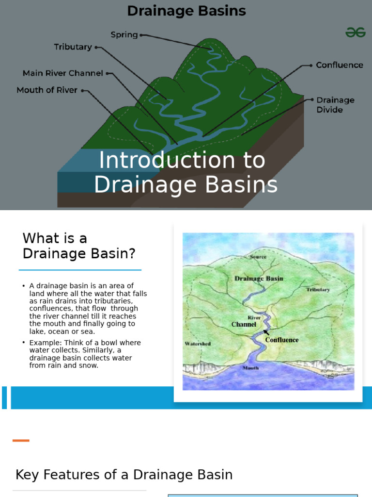 Understanding Drainage Basins | PDF | Drainage Basin | River
