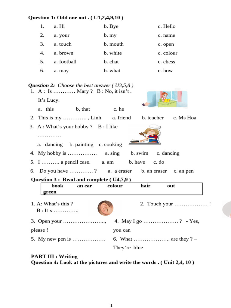 English Language Practice Questions | PDF | Chess | Chess Theory