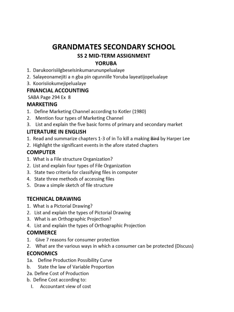 SS 2 Mid Term Assignment | PDF | Iron