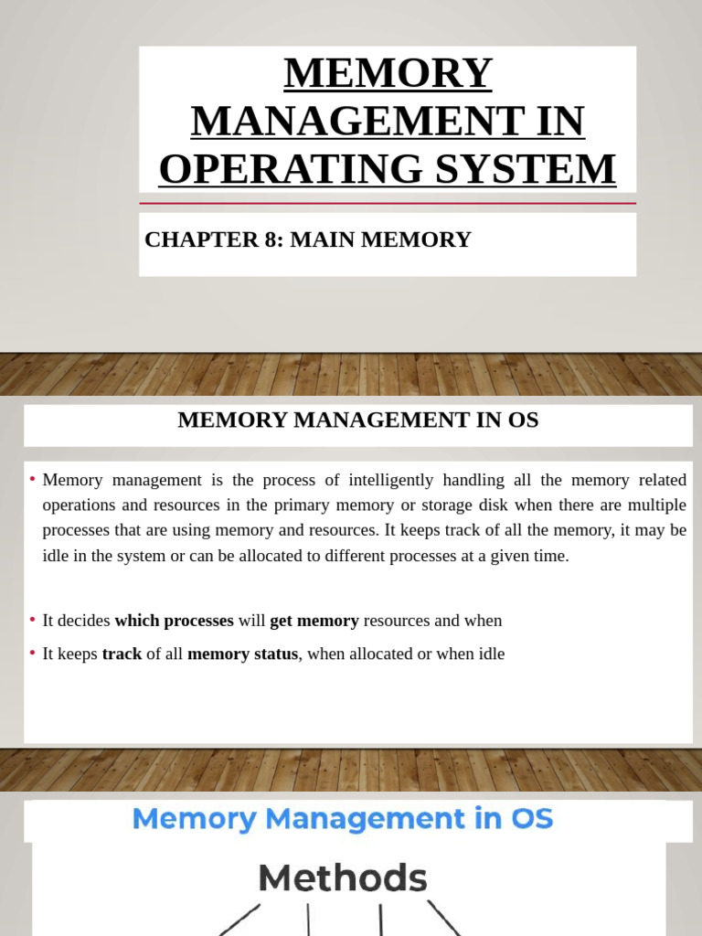 Lecture 12 Memory Mangement Week14 | PDF | Operating System | Computer ...