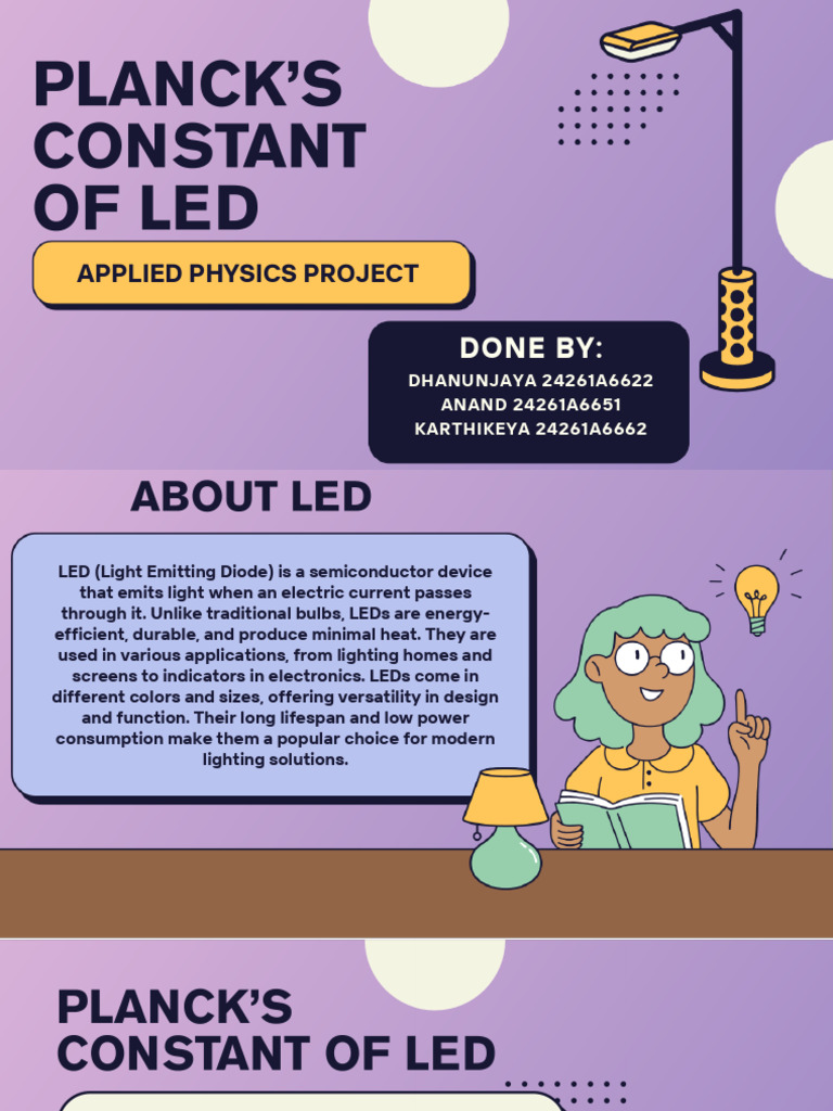 Applied Physics Project: Done by | PDF