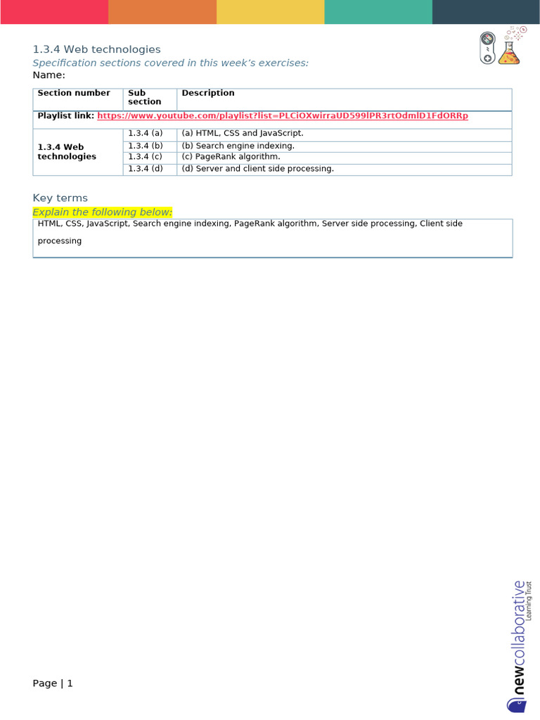 Web Technologies: HTML, CSS, JavaScript | PDF | Html | Html Element
