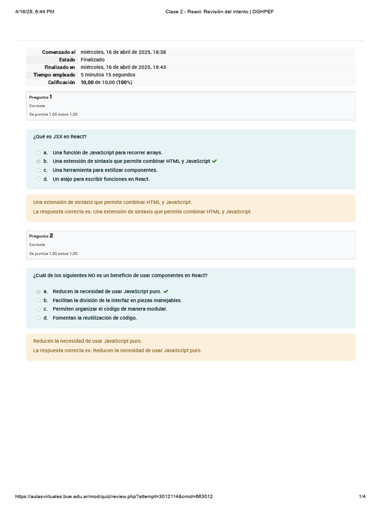 Componentes Declarativos en React | PDF | Script Java | Tecnologías de ...