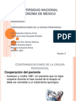 Contraindicaciones de La Cirugia Periodontal Patito