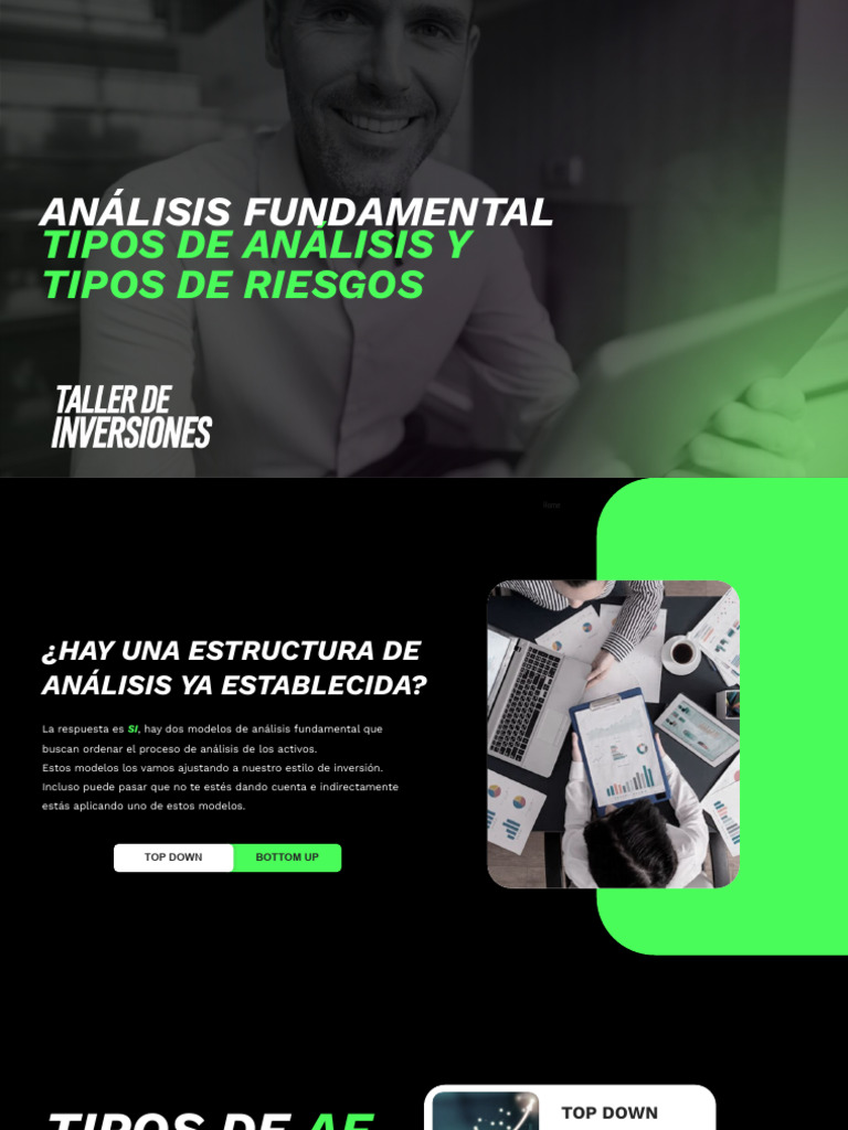 7 - 3 - AF Tipos de Analisis y Riesgos | PDF | Riesgo | Inversiones