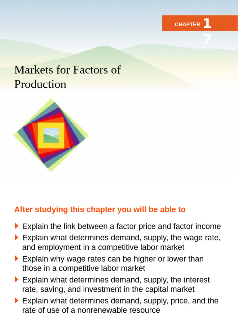 Understanding Factor Markets and Labor Economics | PDF | Labour ...