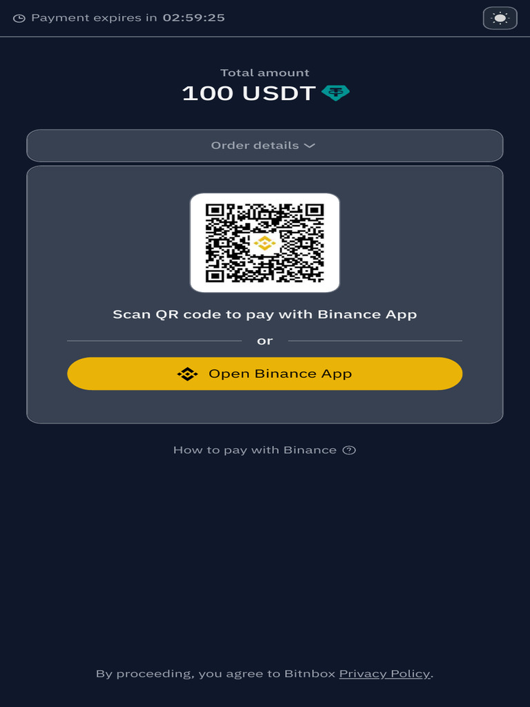 Pay with Binance App via QR Code | PDF