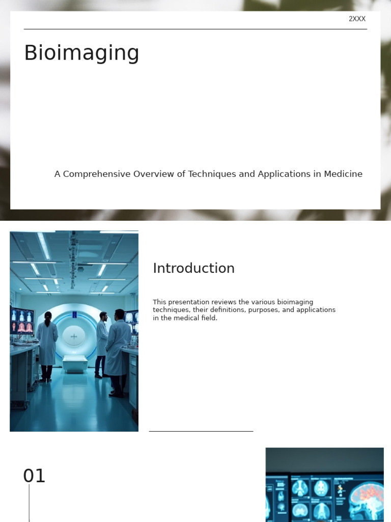 Bioimaging Techniques in Medicine | PDF | Medical Imaging | Magnetic ...
