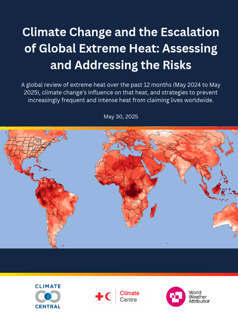 Global Extreme Heat Report 2025 | PDF | Heat Wave | Climate Change