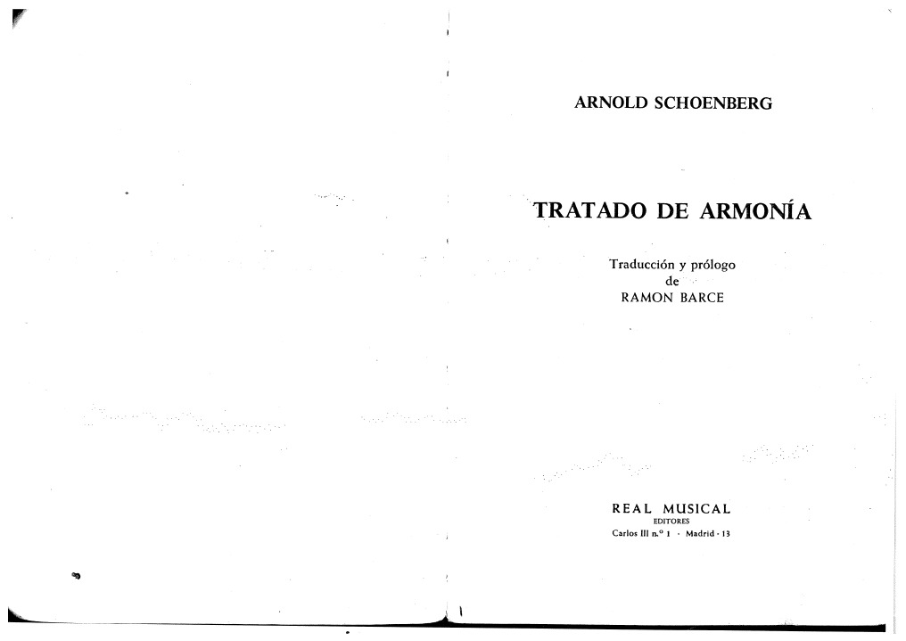 Tratado de Armonia Schoenberg PDF