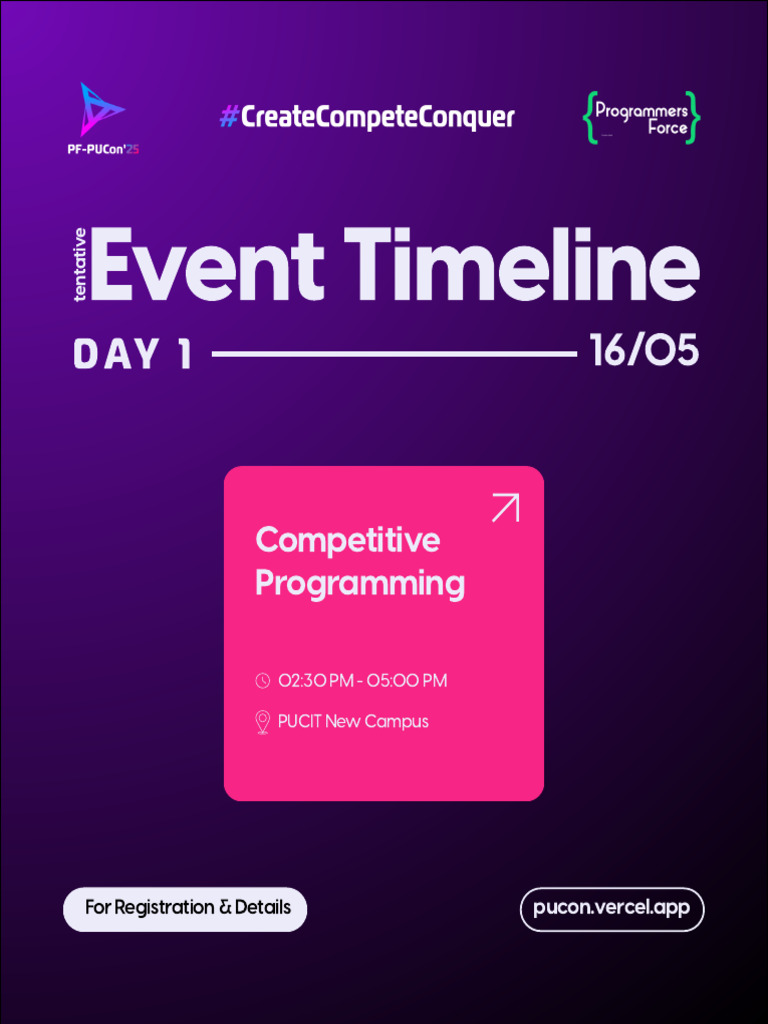 Event Timeline Update | PDF