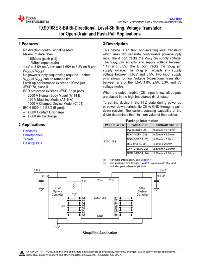 Txs 0108 e | PDF | Electrical Engineering | Electricity