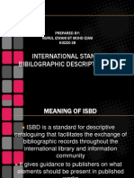 International Standard Bi Bi Lo Graphic Description (Isbd)