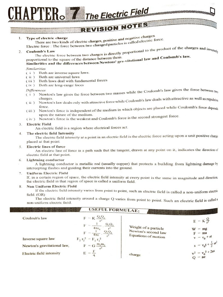 CHP 7 Notes | PDF