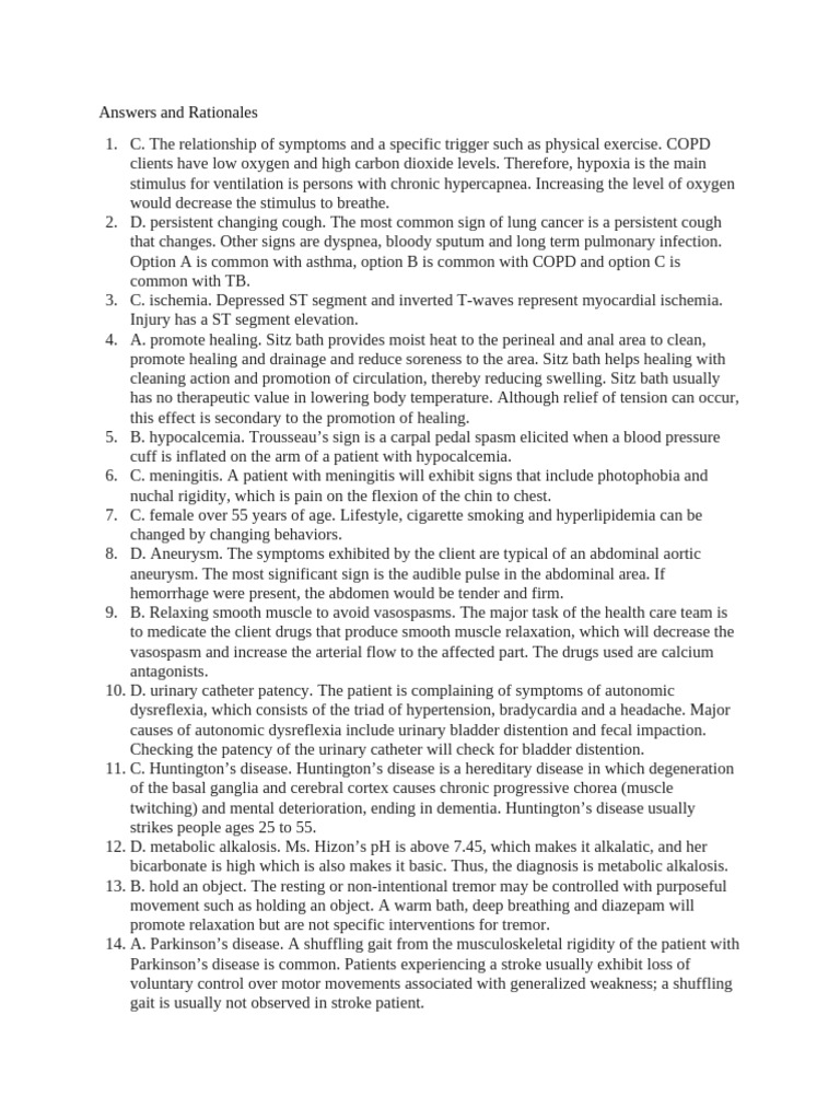 Medical Condition Symptoms and Diagnoses | PDF | Diseases And Disorders ...