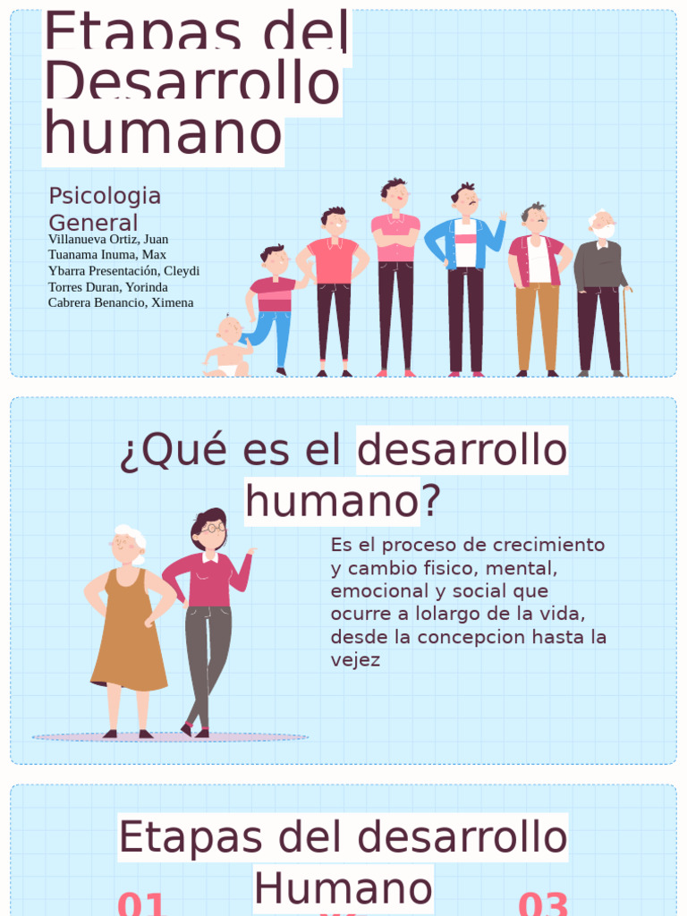 Etapas del Desarrollo Humano | PDF | Adultos | Vejez