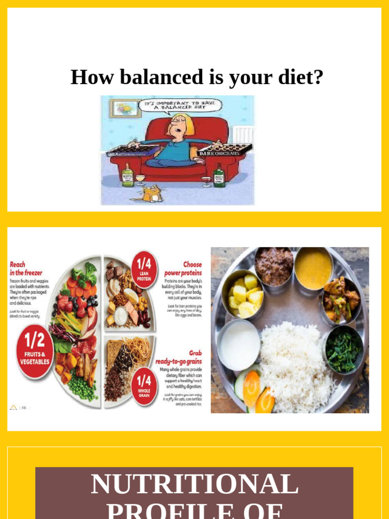 Nutritional Profile of Principal Foods | PDF | Cereals | Foods