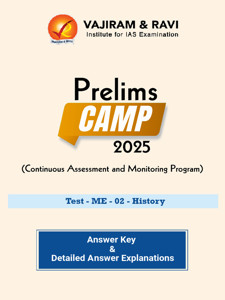 Test 39 (Me - 02) Camp Sol | PDF | Mughal Empire