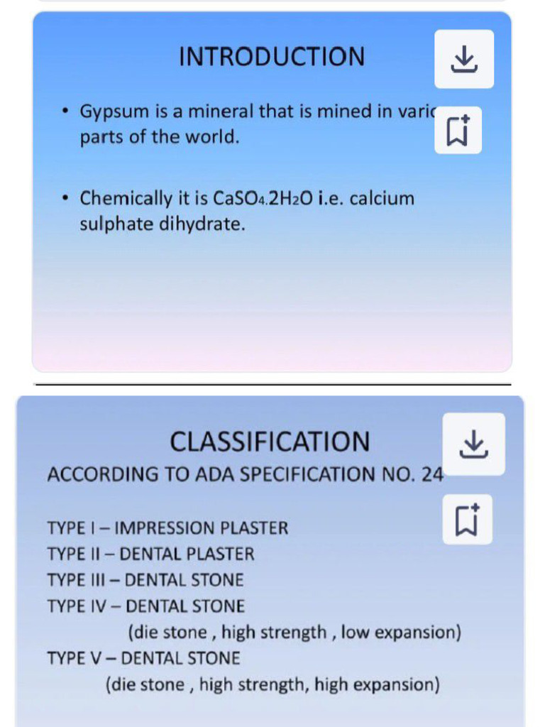 Gypsum Product | PDF
