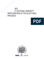 Guidelines To Assist National Minority Participation in The Electoral Process