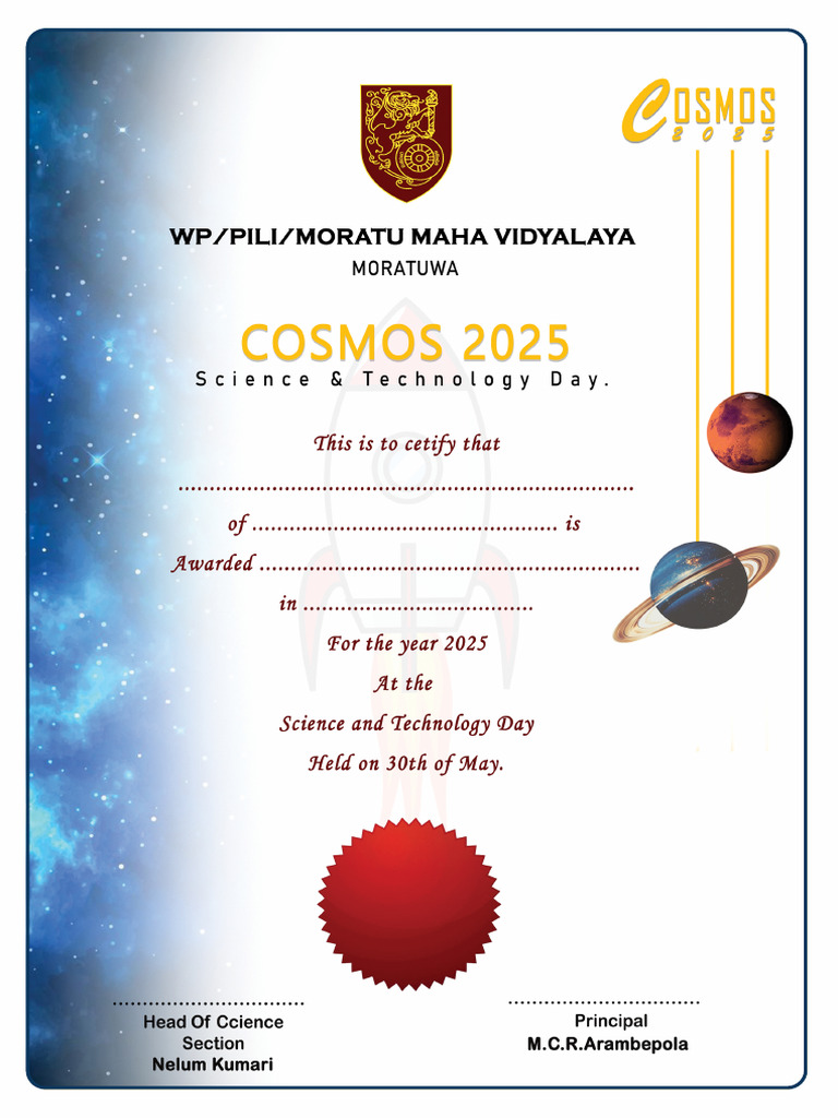 Cosmos Frame | PDF