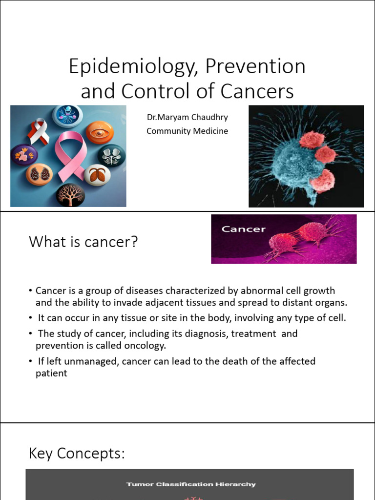 Epi and Prevention of Cancers | PDF | Cancer | Preventive Healthcare