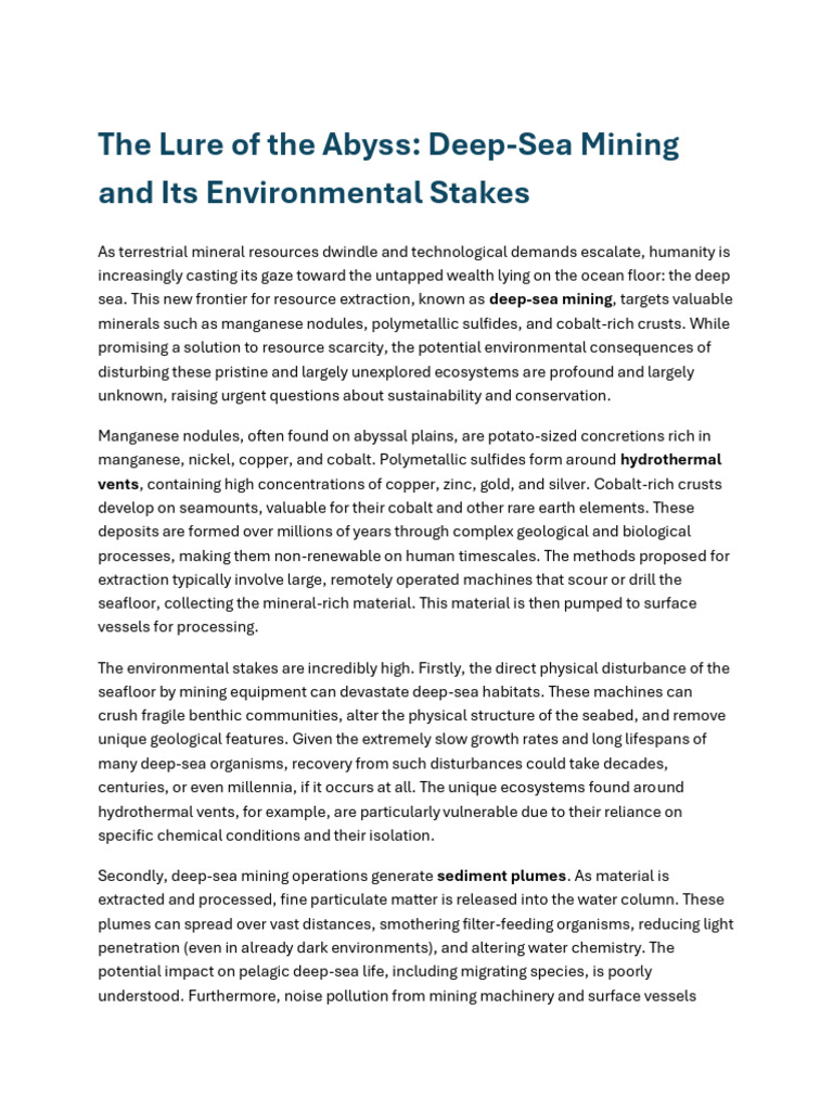 Document 25 (14) | PDF | Seabed | Hydrothermal Vent