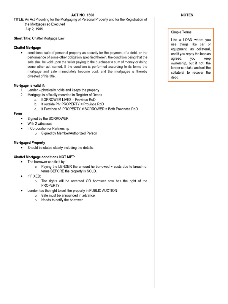 Act 1508 | PDF