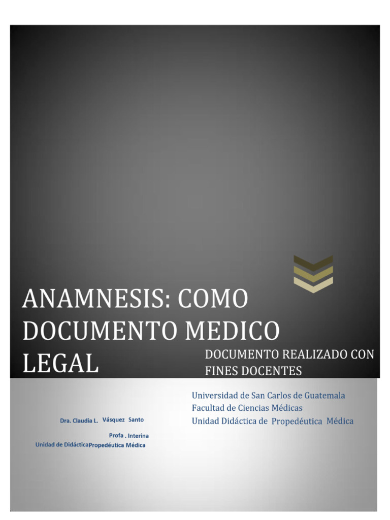 Historia Clínica: Documento Legal Esencial | PDF | Daños y perjuicios ...