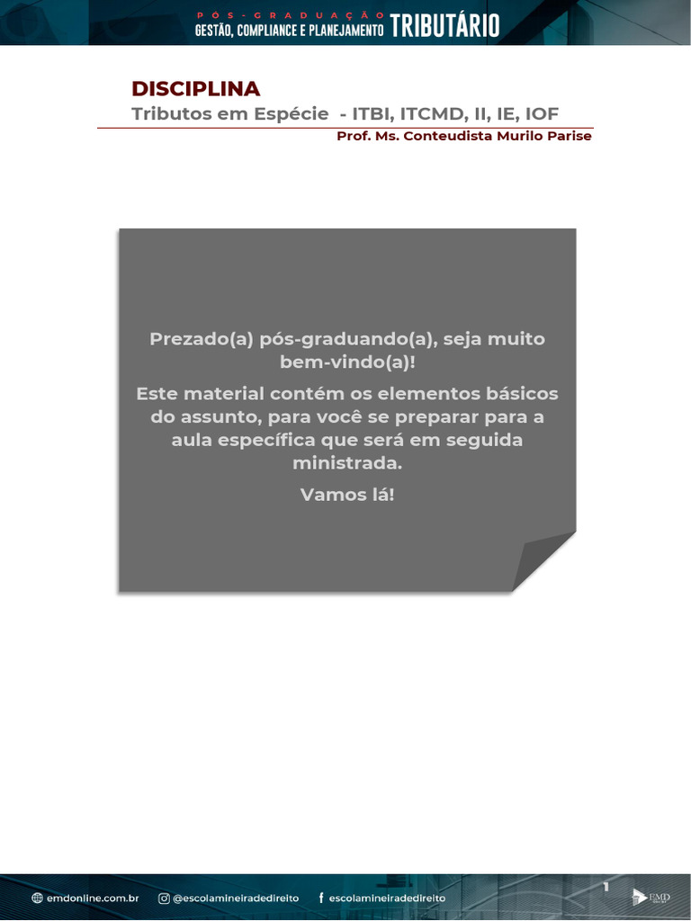 Tributã¡ria 2 | PDF | Impostos | Crédito