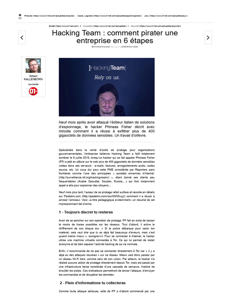 Comment pirater un serveur en 6 étapes | PDF | Serveur (Informatique ...