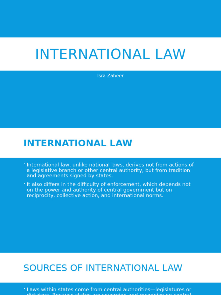 Understanding International Law Sources | PDF | International Law | Treaty