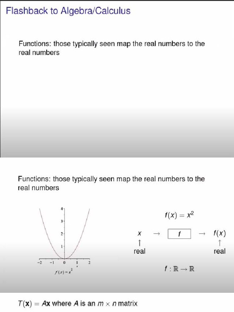 Linear Algebra Section (1.8) | PDF