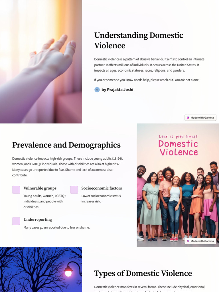 Understanding Domestic Violence | PDF | Domestic Violence | Violence