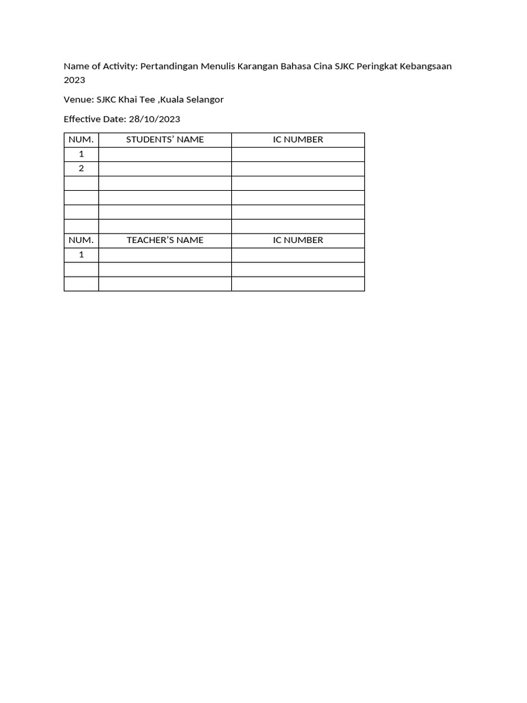 PERTANDINGAN | PDF