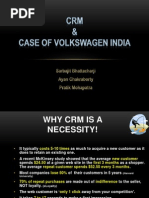 Download Customer Relationship Management in India- Case of Volkswagen India by Pratik Mohapatra SN87613060 doc pdf