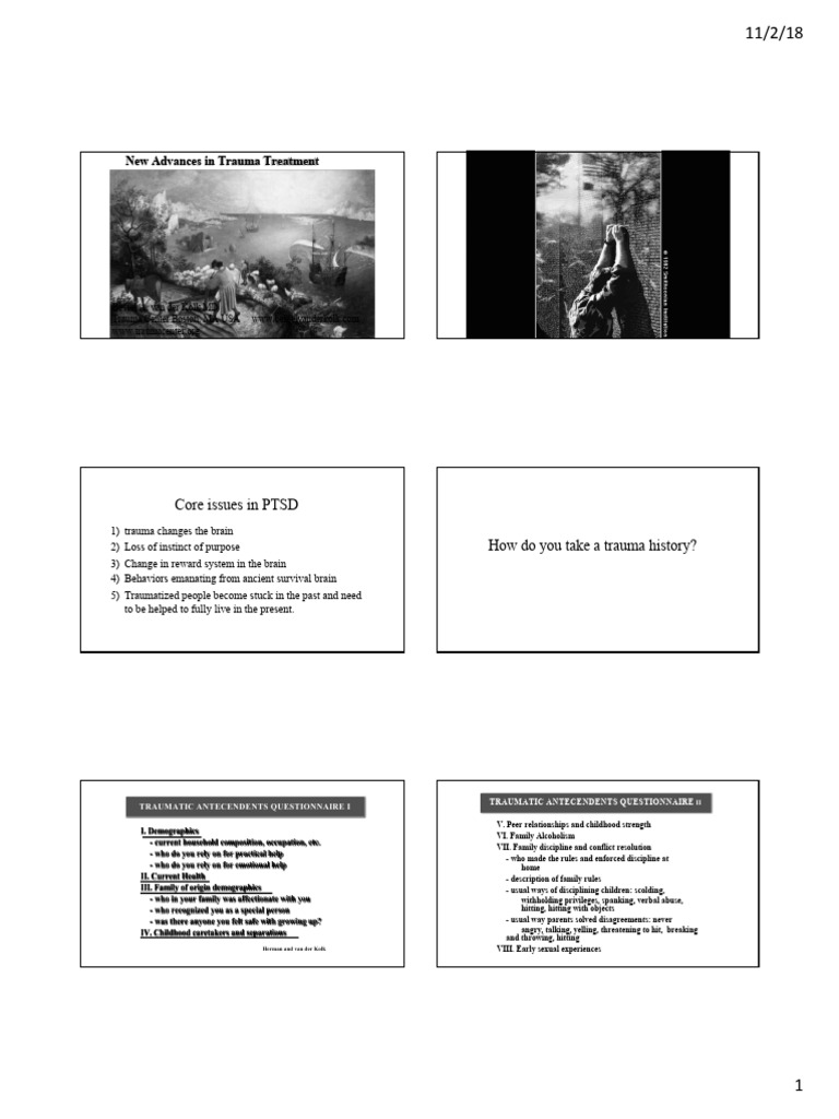 Understanding Trauma Foundations Manual | PDF | Psychological Trauma ...