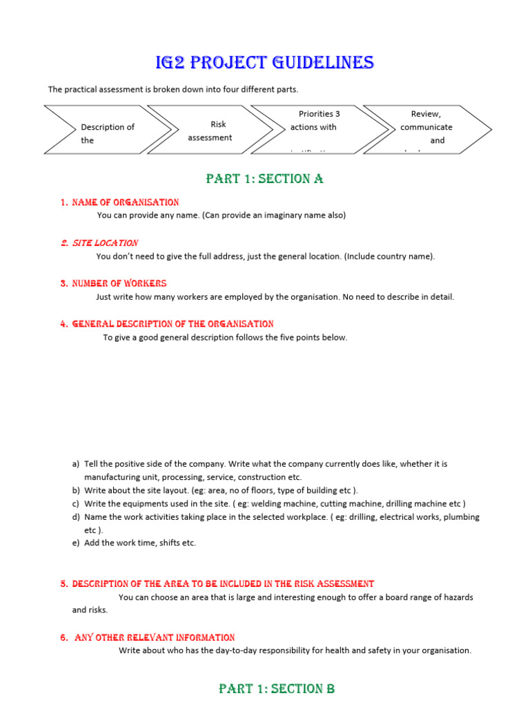 IG2 Project Risk Assessment Guidelines | PDF | Risk | Hazards