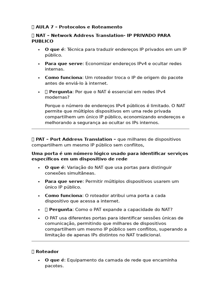 Protocolos de Roteamento e Segurança em Redes | PDF | Endereço de IP ...