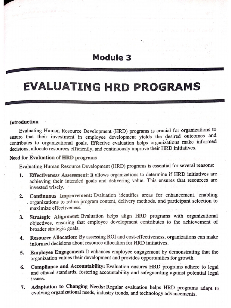 HRD 3 | PDF