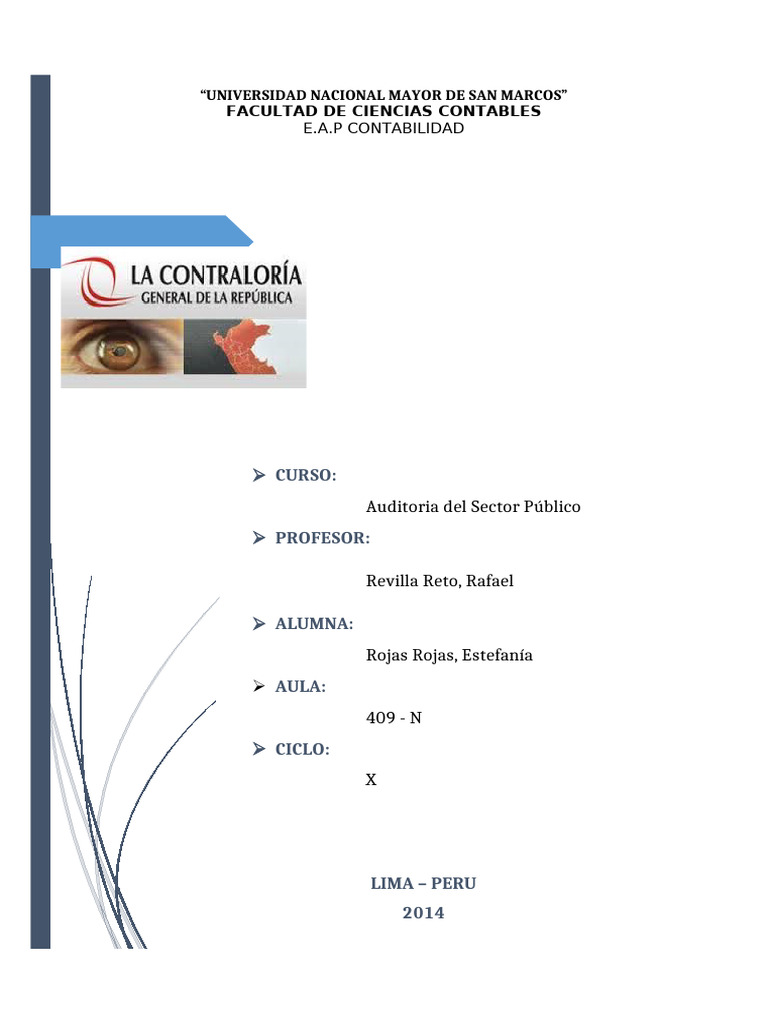 Nuevas Normas de Control Gubernamental | PDF | Auditoría