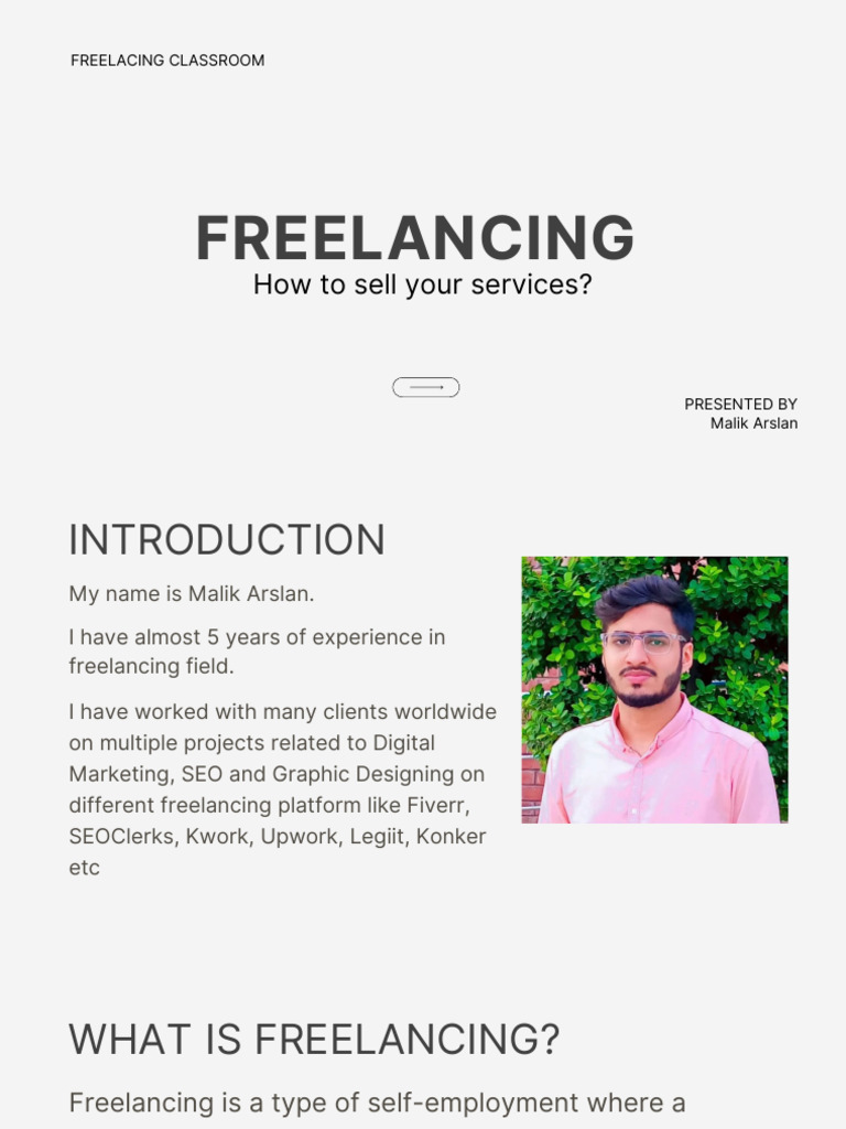 Freelancing Presentation 1 | PDF