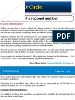 Is 3.14 A Rational Number