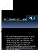 Net Income (NI) Approach