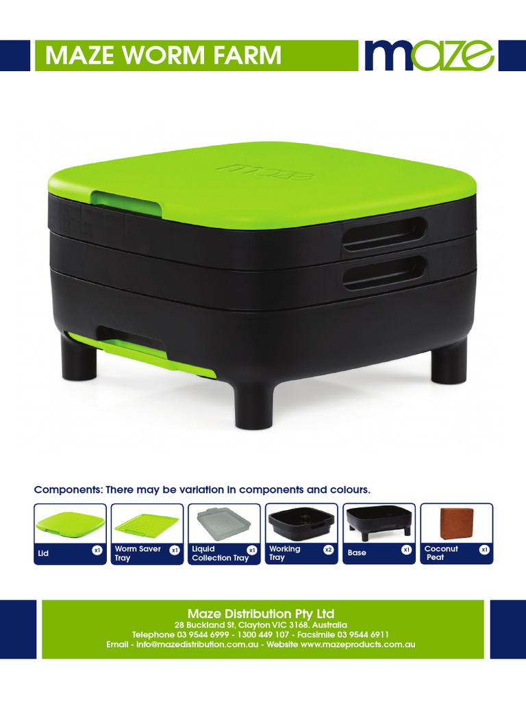 Worm Cafe Setup Instructions | PDF | Compost | Foods