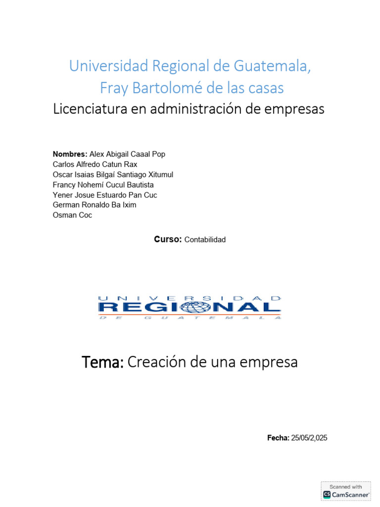 Universidad Regional de Guatemala, Creac | PDF | Business | Marketing