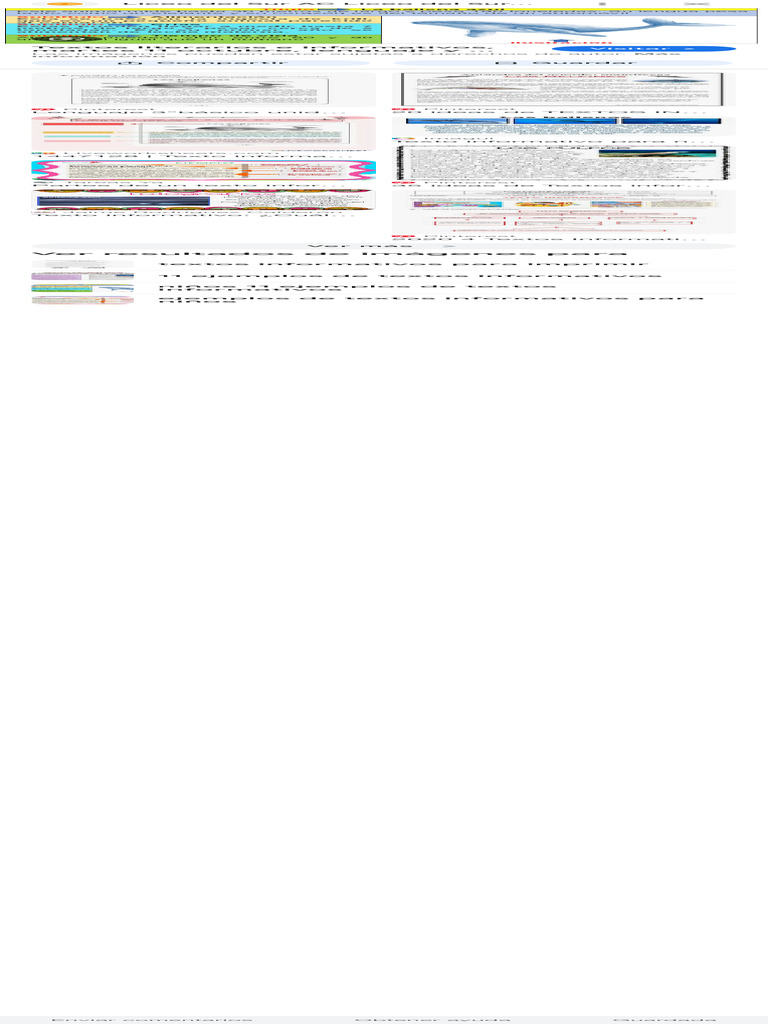 Ejemplos de Textos Informativos - Buscar Con Google | PDF
